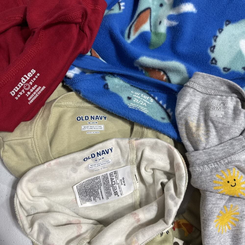 Baby Boys Clothes 18M - 2T One piece Bodysuit, Pjs Pajamas Set,Footie Sleepwear - Picture 10 of 11